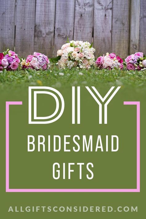 DIY bridesmaid gifts Diy Bridesmaids Gifts From Bride, Cricut Bridesmaid Gifts Diy, Bridesmaid Gift Diy, Diy Gifts For Bridesmaids, Bridesmaid Proposal Ideas Diy Cheap, Cricut Wedding Projects Diy Bridesmaid Gifts, Homemade Bridesmaid Proposal, Homemade Bridesmaid Gifts, Creative Bridesmaid Gifts