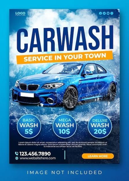 Car Wash Flyer Design, Carwash Posters Ideas, Car Wash Drawing, Carwash Flyer, Car Wash Posters Ideas, Design Services Flyer, Car Wash Design, Services Flyer Design, Car Wash Posters