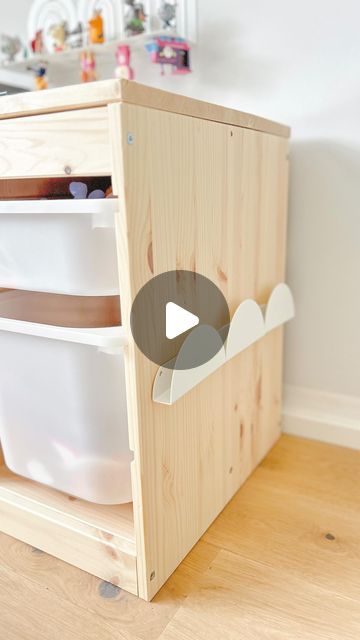 Smastad Ikea Hack, Ikea Trofast Hack, Trofast Ikea, Play Corner, Diy Montessori, Play Hacks, Ikea Diy, Baby Decor, Ikea Hack