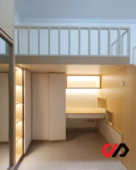 Please Slide ----> Double Mezzanine Bed Ibu N Lokasi : Jakarta Selatan Space kamar 600x291x350 Rangka holo Galvanis Cover Plywood finishing HPL #mezzanine #mezzaninebedroom #mezzaninebed #kamaranak #bedroomset #mezzaninedesign #loftbed Mezzanine Design, Mezzanine Bed, Art Inspiration Painting, Painting Inspiration, Jakarta, Plywood, Art Inspiration, Bed, Art