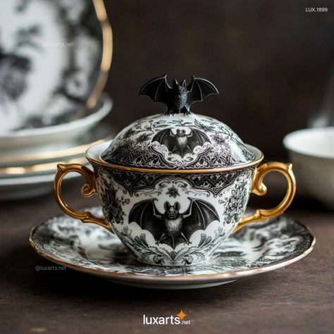 Bat Teacup: Exclusive Bat Teacups - A Must-Have for Collectors Bat Teacup: 🦇 🍵 ✨: #batteacup #gothicteaware #luxarts: Sip in spooky elegance with the Bat Teacup – a whimsical and gothic-inspired teacup designed with bat-shaped details. Perfect for adding a dark, mystical touch to your tea time or Halloween gatherings, this unique teacup combines playful design with functionality. The Bat Teacup from Luxarts is where gothic charm meets everyday tea enjoyment, making every sip feel magical and ... Bat Teacup, Tea Cup Design, Playful Design, Tea Time, Bat, Tea Cups, Tea, Halloween, Design