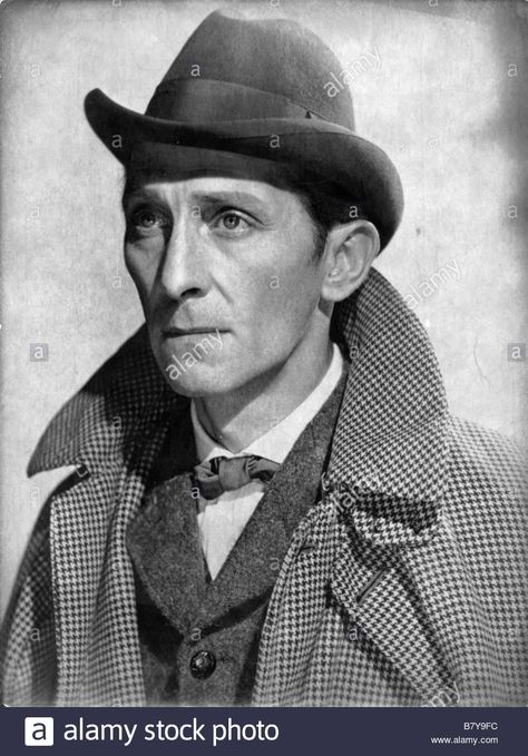 Peter Cushing as Sherlock Holmes in The Hound of the Baskervilles (1959) Stock Photo Wonder Movie, The Hound Of The Baskervilles, Hound Of The Baskervilles, Terror Movies, Hammer Horror Films, Movie Board, Dark Horror, Peter Cushing, Christopher Lee