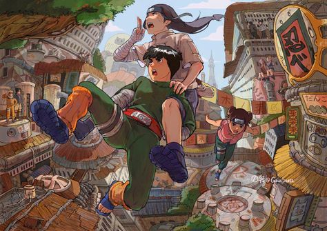 Lee Naruto, Rock Lee Naruto, Arte Ninja, Naruto Drawings, Naruto Fan Art, Rock Lee, Naruto Pictures, Naruto Wallpaper, Naruto Art