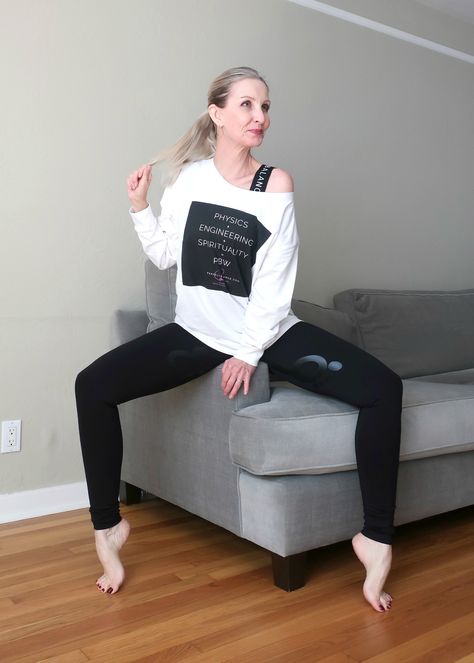 #PerfectBalance #yoga #yogagear #coolyogaclothes #yogaover40 #athleisureover50 #midlife #workoutoutfit #yogaclothes #yogaover50 Casual Athleisure Outfits, Nerd Chic, Working Out Outfits, Deep Breathing, Yoga Outfits, Everyday Workout, Yoga Outfit, Yoga Gear, Pants Outfit Casual