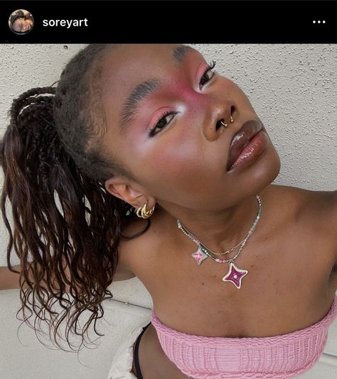 Funky Makeup, Pretty Makeup Looks, Makeup For Black Skin, Swag Makeup, Glam Makeup Look, Eye Makeup Designs, Dope Makeup, Edgy Makeup, Makeup Eye Looks