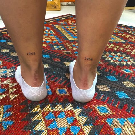 Back Of Ankle Tattoo, T Rex Tattoo, Back Of Leg Tattoos, Unique Small Tattoo, Date Tattoos, Perfect Tattoo, Knee Tattoo, Calf Tattoo, Discreet Tattoos