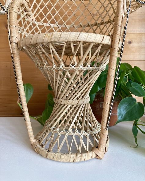 AVAILABLE Pair of vintage wicker peacock chair plant stands in good condition with minor unraveling and fraying, handmade in the Philippines, 10x16” 🏷️ $30 . . . . . #vintagewicker #wicker #wickerchairs #peacockchair #wickerpeacockchair #vintagepeacockchair #peacockchairplantstand #plantstand #wickerplantstand #bohodecor #wickerdecor #vintagedecor #hamontvintage #rescuednestavailable Wicker Peacock Chair, Peacock Chair, Wicker Decor, Wicker Chairs, Plant Stands, Vintage Wicker, Plant Stand, The Philippines, Vintage Decor