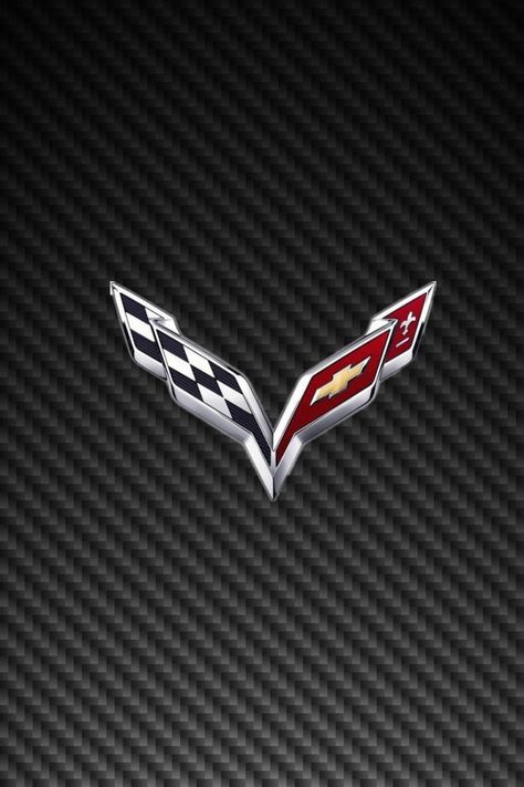 Corvette Logo Wallpaper, Corvette Tattoo, Decorate My Phone, Iphone Background Pattern, Corvette Logo, Corvette C4, Corvette C6, Red Corvette, Corvette C7