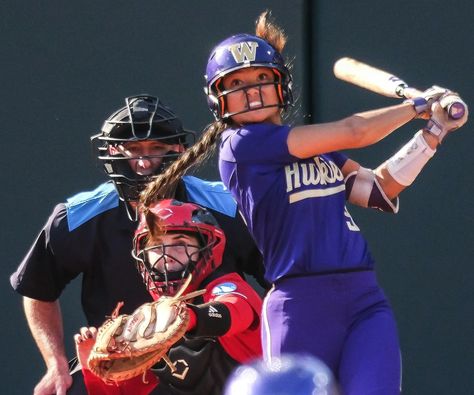 Here’s what you need to know about UW softball ahead of Women’s College World Series | The Seattle Times Uw Huskies, Grand Canyon University, College World Series, Winners And Losers, Softball Team, Play Baseball, Could Play, The Outfield, Dream School