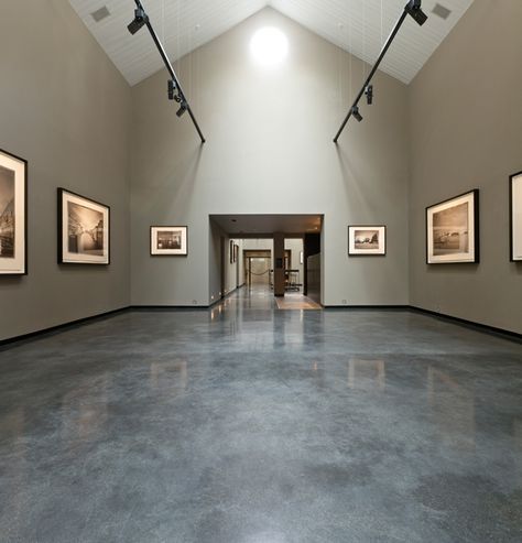 Screed Floors, Polished Concrete Floor, Gallery Interior, Exposed Aggregate, Neutral Backdrop, Concrete Stained Floors, Floor Stain, Mayfair London, Cement Floor