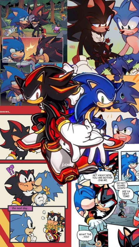 Yum yum Sonadow Wallpaper, Sonic X Shadow, Shadow Sonic, Sonic Prime, Sonic X, Sonic And Shadow, The Hedgehog, Yum Yum, Sonic