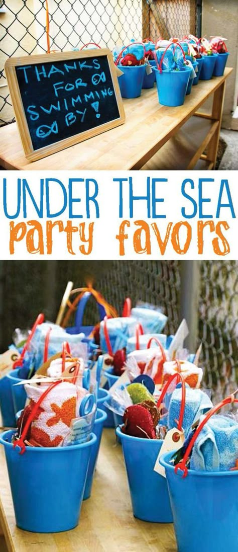 Under The Sea Party Favors, Sea Party Favors, Water Birthday Parties, One Der The Sea, Slippery Fish, Underwater Birthday, Nemo Birthday Party, Finding Nemo Birthday, Water Birthday