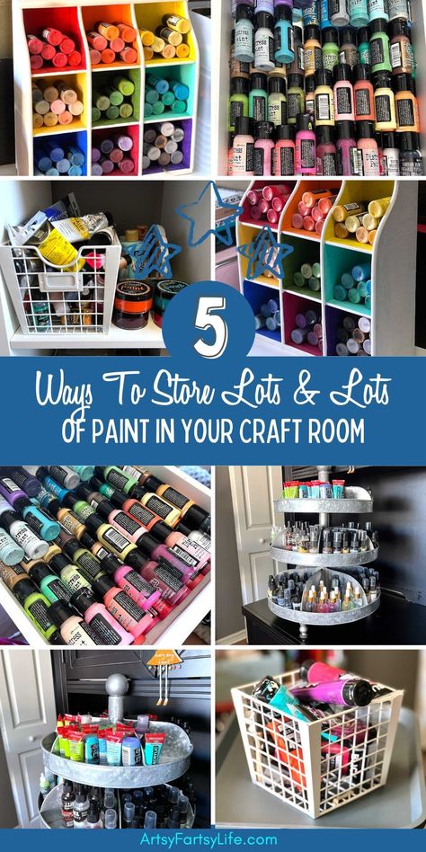 Learn about easy-to-implement paint storage ideas that ensure your colors are always within reach. Craft Paint Storage, Room Organization Diy, Art Storage, Paper Storage, Acrylic Paint Storage Ideas Diy, Office Crafts Paint Storage Ideas Diy, Art Supply Organization Diy, Acrylic Paint Storage Ideas Diy, Acrylic Paint Storage Ideas, Craft Paint Storage Ideas, Diy Art Storage, Art Storage Ideas, Paint Storage Ideas, How To Paint Wooden Crates