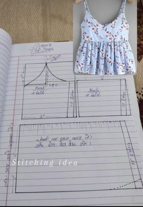 Kurti Sewing Patterns, Stiching Ideas Top, Kurti Drafting Pattern, Dress Stiching Designs, Dress From Scratch, Learn Sewing, Kurti Pattern, Sewing Patterns Free Women, Clothing Pattern Design