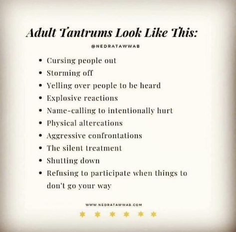 Adult Temper Tantrums Quotes, Tantrums Quotes, Understanding Emotions, Mental Health Facts, Relationship Lessons, Relationship Therapy, Relationship Psychology, Unhealthy Relationships, Emotional Awareness