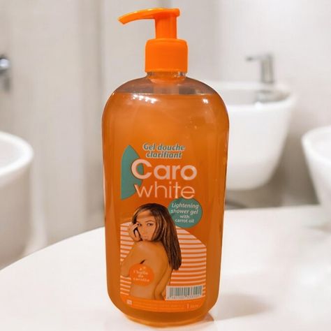 CARO WHITE BEAUTY SHOWER GEL 1000ML Caro White, Carrot Oil, Carrots Oil, Body Cleanser, Essential Nutrients, Vitamin A, Shower Gel, Active Ingredient, Body Wash