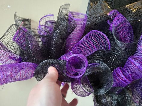 Witch Form Wreath, Diy Witch Hat Wreath Dollar Tree, Deco Mesh Witches Hat, Halloween Mesh Wreaths Witch Hats, Dollar Tree Witches Hat Wreath Form, Dollar Tree Witches Hat Tutorial, Deco Mesh Witch Hat Wreath Tutorial, Witch Hat Wreath Diy Deco Mesh, Diy Witch Wreath Dollar Tree