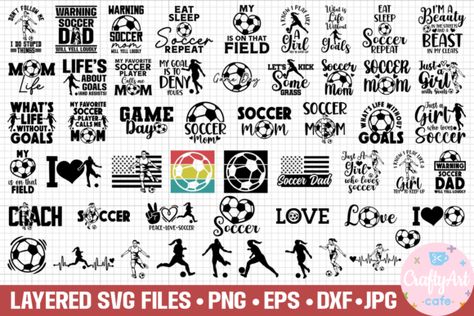 Soccer Girl Woman SVG Bundle Soccer Life, Soccer Girl, Some Girls, Templates Free, Girl Mom, What Is Life About, Soccer Players, Design Template, Creative Fabrica