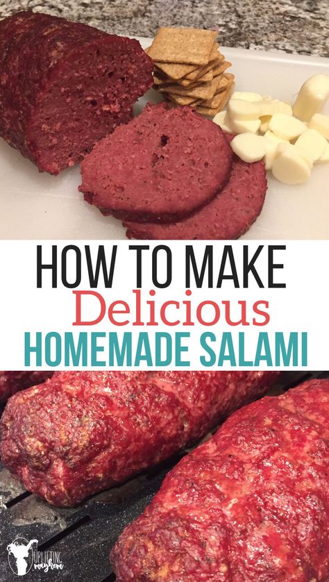 Homemade Salami, Homemade Summer Sausage, Braid Hairstyle Tutorial, Meat House, Preserving Meat, Salami Recipe, Deli Meat Recipes, Venison Sausage Recipes, Summer Sausage Recipes