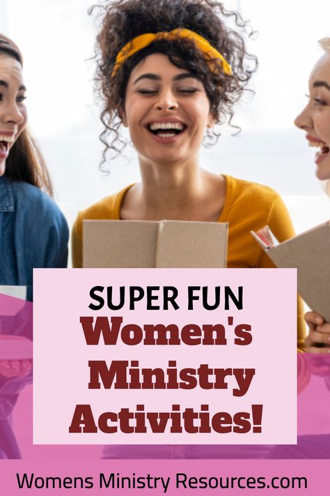 Are you looking for fun and engaging women's ministry activities to bring your ladies' group together? Look no further! #WOMENSMINISTRY Icebreakers For Women Ministry, Womens Fellowship Ice Breakers, Ice Breakers For Ladies Ministry, Women Ministry Activities, Womens Meeting Ideas, Games For Ladies Retreat, Womens Ministry Ice Breakers, Retreat Games For Women, Women's Retreat Ideas