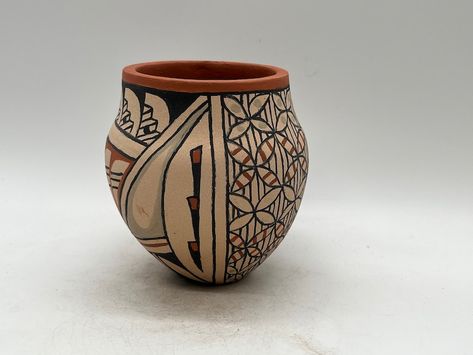 Native American Jemez Pottery Vase Mary Sabaque - Etsy UK Art Ceramics, Pottery Vase, Fine Art Ceramics, Nativity, Native American, Art Collection, Accessory Gift, Pet Supplies, Vase