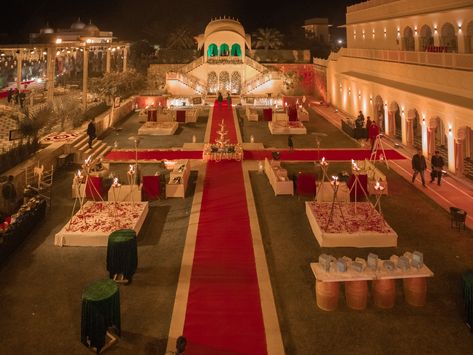 Samode Palace Jaipur Wedding, Jaipur Palace Wedding, City Palace Jaipur, Marriage Hall, Jaipur Wedding, Indian Destination Wedding, Jodha Akbar, Wedding Stage Decor, Palace Wedding