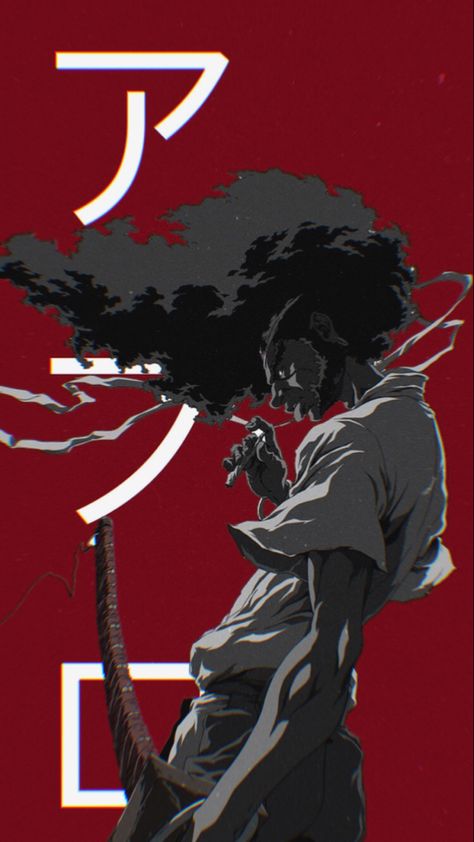 #anime #afrosamurai #wallpapers Afro Samurai Wallpaper Iphone, Afro Samurai Wallpapers, Afro Samurai Art, Afro Samurai Tattoo, Pandaren Monk, Black Samurai, Samurai Wallpaper, Best Wallpaper Hd, Samurai Anime