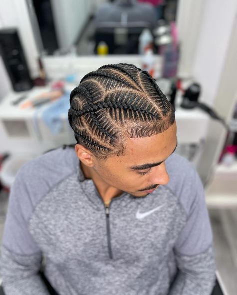 Boy Braid Styles, Hair Designs For Boys, Twist Hair Men, Cornrow Styles For Men, Cornrow Braids Men, Mens Twists Hairstyles, Braids With Fade, Hair Braid Patterns, Black Hair Inspiration