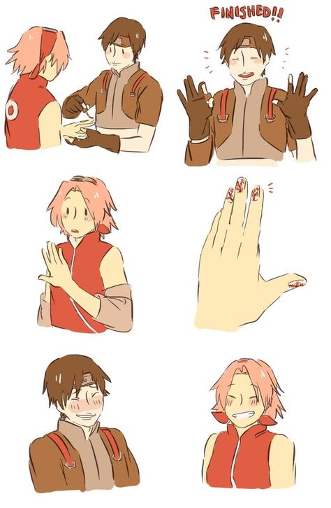 So cutee Dai Nana Han, Sai X Sakura, Sai And Sakura, Sakura And Sai, Sakura Ships, Sai Naruto, Sakura Naruto, Naruto Fanart, Sakura Art