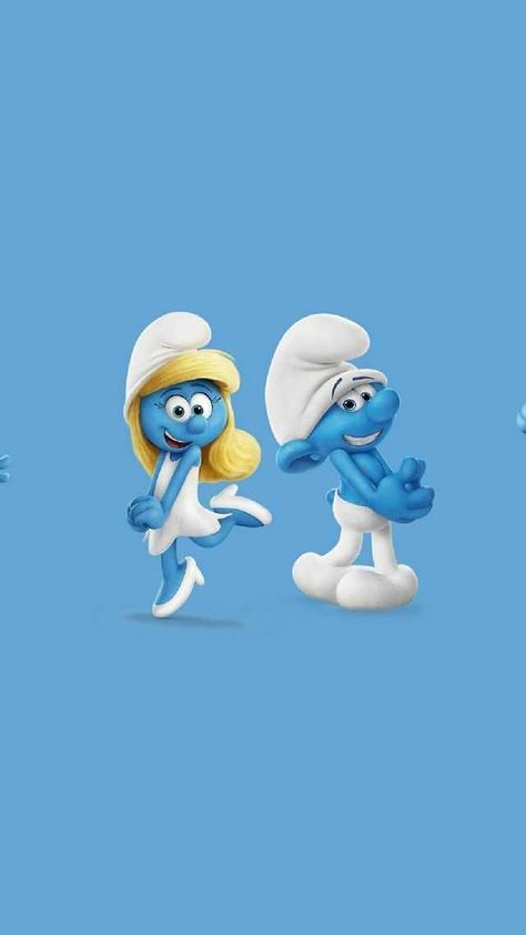 Smurfs Wallpaper Discover more Animated, Blue, Childrens, comedy, Cute wallpapers. https://www.wptunnel.com/smurfs-wallpaper-4/ Smurfs Drawing, Smurfs Movie, Iphone Cartoon, 3d Wallpaper Iphone, The Smurfs, Funny Iphone Wallpaper, Cartoon Wallpaper Iphone, Cool Wallpapers Cartoon, Cute Love Cartoons