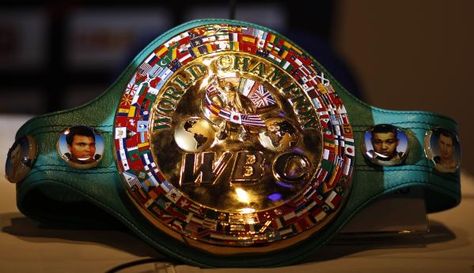 WBC (world boxing council) title belt (boxing) #mostvaluabletitle Boxing Champions Belt, Kickboxing Belts, Wbc Belt, Boxing Belts, Boxing Belt, Ufc Belt, Bare Knuckle Boxing, The Infinity Stones, Theo Raeken