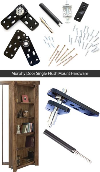 Murphy Door - Shelves that are Doors! - Get Decluttered Now! Dold Dörr, Hidden Door Bookcase, Murphy Door, Door Aesthetic, Bookshelf Door, Black Barndominium, Door Bookcase, Shop Barndominium, Bookcase Door