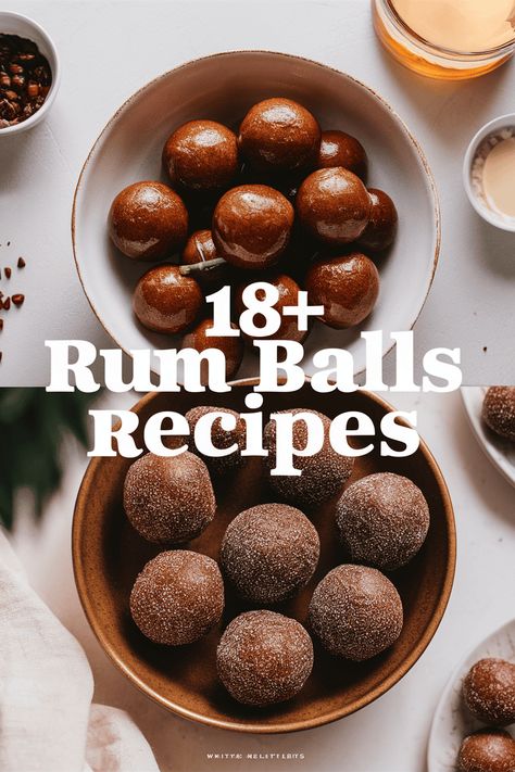 18+ Quick and Delicious Rum Balls Recipes You Can Make for the Holidays!

Whip up some fun with these quick and easy rum balls perfect for holiday gatherings! These tasty treats mix chocolate nuts and rum for a delightful bite. Perfect for parties gift-giving or just a sweet indulgence. Enjoy sharing these festive goodies with friends and family this holiday season! https://foodeau.com/rum-balls-recipes Italian Rum Balls Recipe, Cake Mix Rum Balls, Nut Free Rum Balls, Rum Balls Recipe Easy, Rum Balls Recipe Christmas, New Year’s Day Dessert, Rum Balls No Bake, Rumballs Recipe, Easy Rum Balls