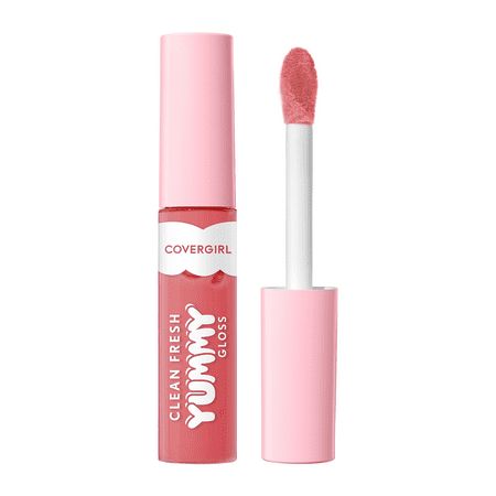 Light pink lip gloss