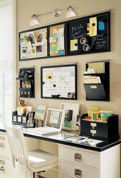 Rental Decorating, Small Home Office, Craft Room Office, Diy Desk, Home Office Space, Home Office Organization, Office Inspiration, Office Organization, Home Office Design