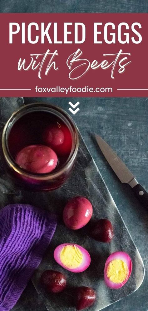 Pickled Beets And Eggs Recipes, Pickled Red Beet Eggs Recipe, Pickled Eggs And Beets, Red Beet Eggs Recipe, Beets And Eggs, Fermented Eggs, Pickled Beets And Eggs, Best Pickled Eggs, Red Beet Eggs