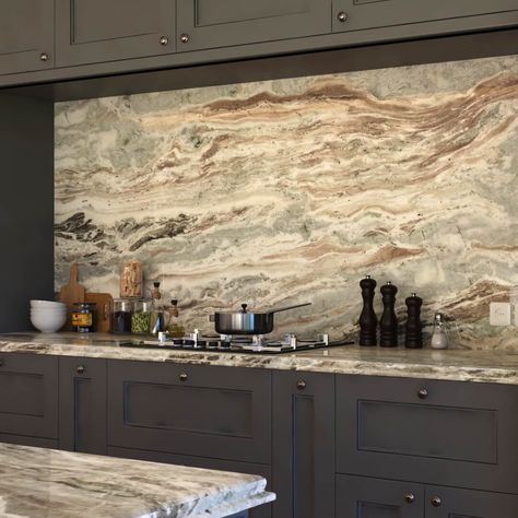 Dark Brown Marble Countertops Kitchen, Fantasy Brown Quartzite, Marble Kitchen Worktops, Fantasy Brown Granite, Granite Installation, Kitchen Counter Cabinet, Marble Granite Countertops, Brown Granite Countertops, Counter Cabinet