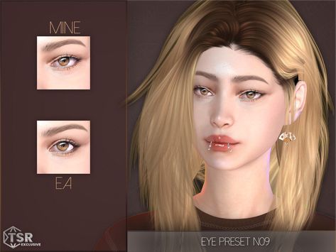 #TheSimsResource #thesims4 #Sims4 #SimsCreatorsCommunity #TS4 #tsr #TheSims4 #sims4 #TSR #TheSimsResource #thesimsresource #thesims4cc #ts4preset #ts4eyepreset #ts4 #female The Sims 4 Face Presets, Presets Sims 4, Eye Presets, Sims 4 Cc Eyes, Eye Details, Sims 1, The Sims4, Animal Skin, Maxis Match