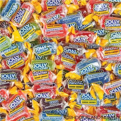 JOLLY RANCHER ASSORTED FLAVORS These individually wrapped treats are a classic grab. With this assortment of Jolly Ranchers, you can please almost anyone! You’ll have your taste buds wanting more from the office to your home. Each bag comes with approximately 283 pieces. Non-returnable. Ages 5+ #halloween #trickortreat #candy Jolly Rancher Hard Candy, Jolly Ranchers Candy, Yummy Candy, White Chocolate Popcorn, Flavored Lemonade, Jolly Ranchers, Peanut Butter Candy, Nostalgic Candy, Old Fashioned Candy