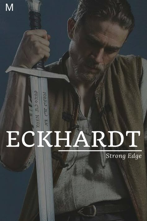 Eckhardt meaning Strong Edge #babynames #characternames #enames #boynames Guy Names Unique, Character Names Ideas, Names Character, Fantasy Character Names, Ancient Names, Names Baby, Book Prompts, Best Character Names, Fantasy Names