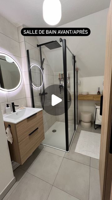 AVANT/APRÈS 👉🏻 Retour sur les travaux de ma salle de bain ☑️ alors team douche ou team baignoire pour vous ??
Très contente du résultat et surtout des meubles + robinetterie qui sont de qualité et qui font toute la différence !
#travaux #salledebain #avantapresdeco #travauxmaison #bathroom #renovation 4m2 Bathroom Ideas, Bathroom Renovation, France