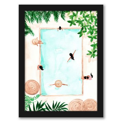 Sabina Fenn, Poster Collage, Jungle Gardens, Green Bedroom, Soyut Sanat Tabloları, Pool Day, Collage Poster, Illustration Character, Wall Art Canvas Painting