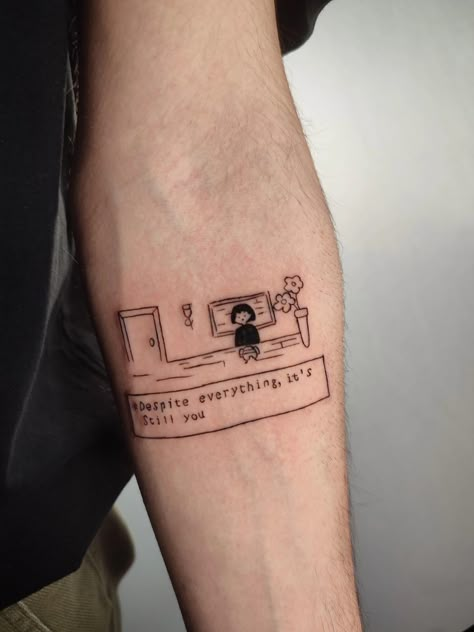 Tattoo Ideas Sketches, Undertale Tattoo, Adventure Time Tattoo, Funky Tattoos, Cute Little Tattoos, Smart Auto, Baby Tattoos, Time Tattoos, Dream Tattoos