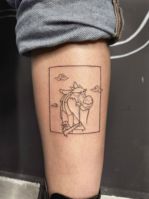 Mushu mulan tattoo Disney Aesthetic Tattoo, Animation Tattoo Ideas, Chose Tattoo, Movie Related Tattoos, Meeko Tattoo, Mulan Inspired Tattoos, Mushu Mulan Tattoo, Fine Line Disney Tattoo, Mulan Tattoo Minimalist