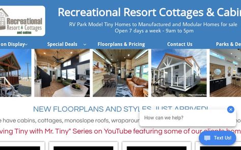 Platinum Signature Series Park Models for sale by Recreational Resort Cottages Platinum Cottages, Recreational Resort Cottages, Exterior Color Combinations, Texas Farmhouse, Modular Homes For Sale, Rockwall Texas, Modular Cabins, Exterior Fireplace, Cabins For Sale