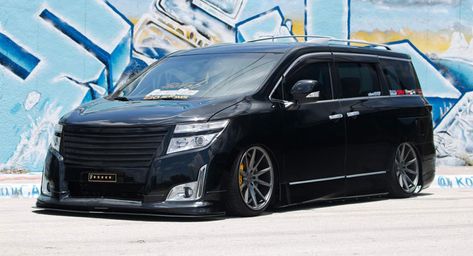 Tuningcars: Bagged Nissan Quest On Vossen Wheels Could Start A... Best Family Cars, Vossen Wheels, New Hyundai, Nissan Quest, Cool Vans, Chrysler Pacifica, Honda S, Car Projects, Toyota Sienna