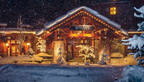 By: Blythe Thimsen & Allen Cox | Photo © Anna Boundary Photographic Design If you’ve seen the classic Bing Crosby movie, White Resort Entrance, Nita Lake Lodge, Whistler Village, Deep In The Woods, Whistler Canada, Winter Resort, Canadian Travel, Bing Crosby, Lake Lodge