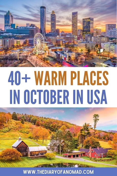 Best Fall Camping Spots, October Trips In Usa, Best Trips To Take In October, Best Places To Travel In Us In October, October Travel Destinations Us, Best Places To Travel In October Usa, Best October Vacations In The Us, October Vacation Destinations, Fall Vacations In The United States