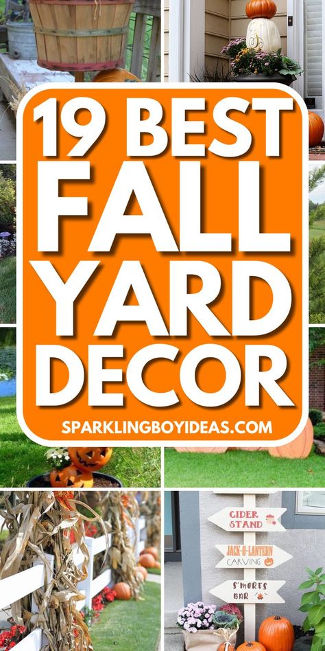 Fall yard decor can transform your outdoor space. Discover autumn outdoor decorations, including rustic fall outdoor decor and DIY Halloween yard decorations. Explore outdoor fall decorating ideas with pumpkin yard decor, scarecrow yard decor, and DIY fall wreaths for your yard. Create stunning autumn yard displays for a welcoming atmosphere. Add Halloween yard displays and Thanksgiving yard decor to celebrate the season. Enhance your space with fall yard lighting, and outdoor fall centerpieces. Front Yard Fall Decor Ideas, Fall Yard Displays, Front Yard Fall Decor, Fall Yard Decorations, Outside Fall Decorations Front Yards, Yard Decor Ideas, Outside Fall Decorations, Fall Yard Decor, Fall Deck