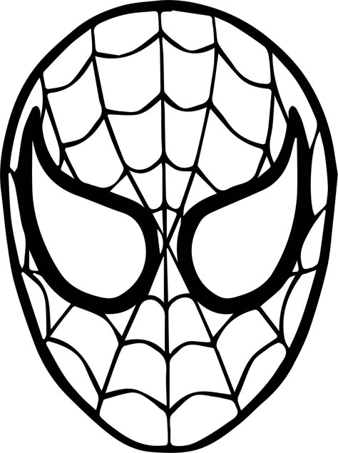 Spiderman Easy Drawing, Superheroes Wallpaper, Simple Face Drawing, Male Face Drawing, Spiderman Mask, Spiderman Face, Spiderman Coloring, Spiderman Cartoon, Spiderman Drawing